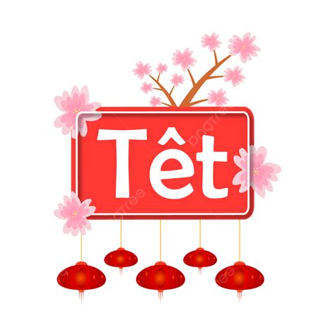 Vietnamese Tet Vector PNG Images, Vietnamese Tet Design Vector Element ...