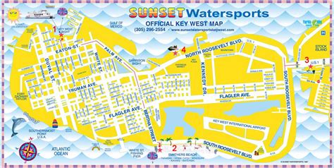 Key West Map | Sunset Watersports