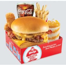 Wendy's Bacon Mushroom Melt Whatta Box | Send gifts to Philippines - MySarisariStore.com