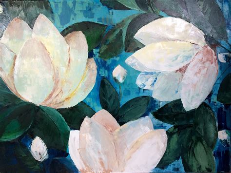 Lotus, Oil painting on Behance