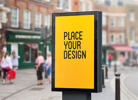 Free Outdoor Advertising Street Poster / Billboard PSD Mockup - Good Mockups