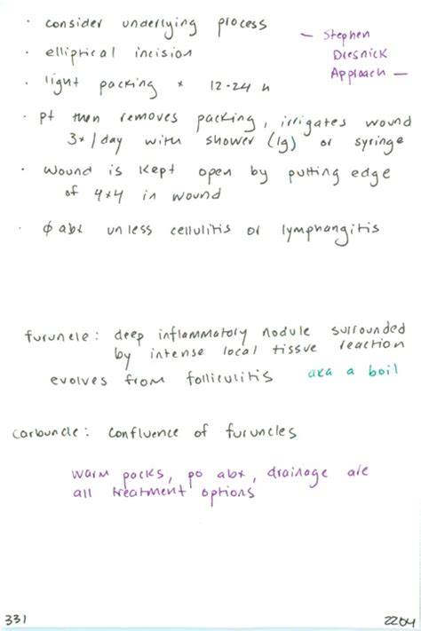 331. Abscess management / What is a furuncle? Carbuncle? – emupdates