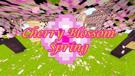 Cherry Blossom Spring Texture Pack 1.20.2/1.20.1/1.20/1.19.2/1.19.1/1.19/1.18/1.17.1/Forge ...