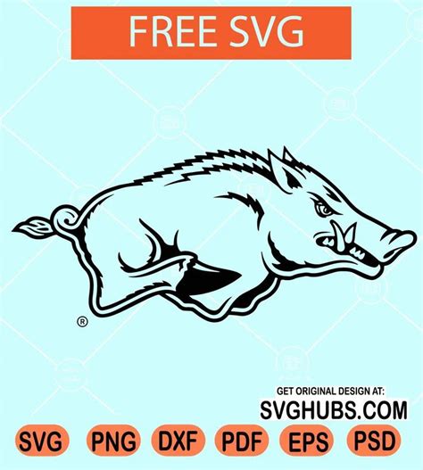 Arkansas Razorbacks SVG free, Arkansas razorbacks logo svg free, Arkansas Razorback… in 2023 ...