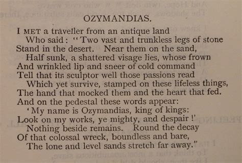 Ozymandias | Wallace Stevens Wiki | Fandom