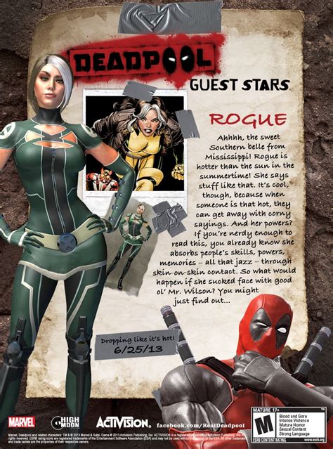 Deadpool Character Profiles Focus on Females