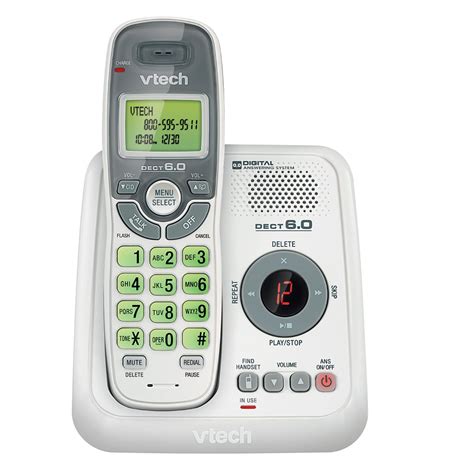 Cordless Home Phone with Answering Machine Handset Landline Digital ...