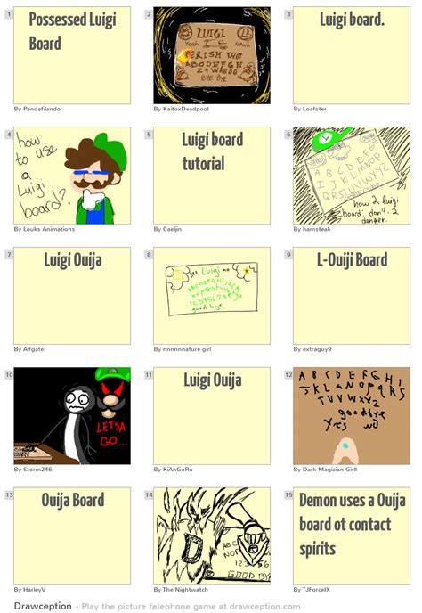 Possessed Luigi Board - Drawception