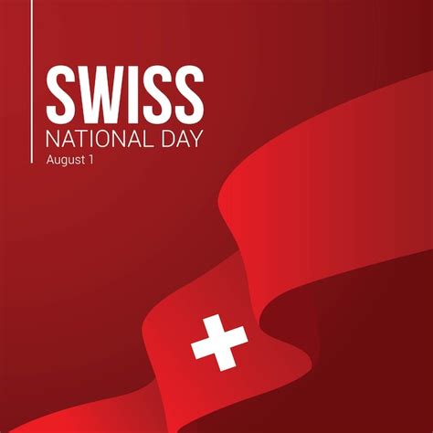 Premium Vector | Swiss National Day