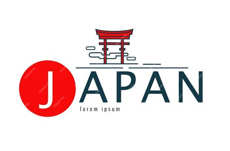 Premium Vector | Japan logo.