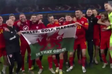 Gareth Bale Golf Flag : 'Wales, golf, Madrid' celebration meant for media - Gareth ... : Find ...