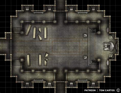 Dungeon Throne Room [22x17] : battlemaps | Throne room, Dungeon ...