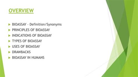 Bioassay | PPT