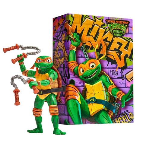 Teenage Mutant Ninja Turtles: Mutant Mayhem - Mikey Action Figure - Toys & Gadgets - ZiNG Pop ...