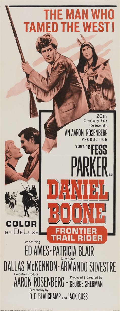 Daniel Boone: Frontier Trail Rider (1966) Stars: Fess Parker, Ed Ames ...