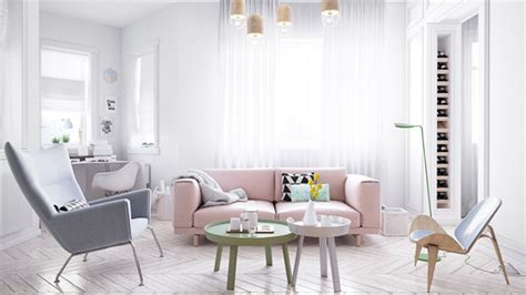 20 Ways to Use Pastel Colors in Scandinavian Living Rooms | Home Design ...