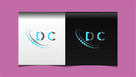 DC letter logo creative design. DC unique design. 15630092 Vector Art ...