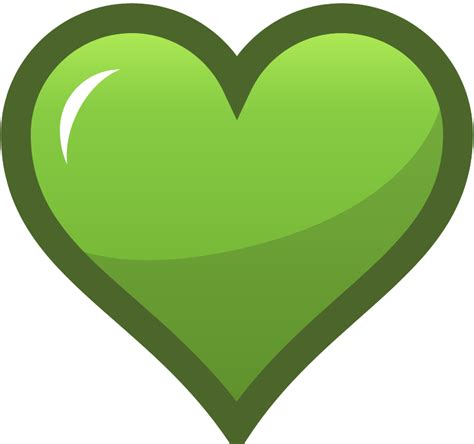 Green Heart Icon (98456) Free SVG Download / 4 Vector