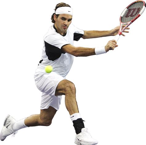 Tennis player man PNG image