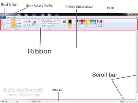 MS Paint क्या है और कैसे सीखें - MS Paint in Hindi - TutorialPandit.