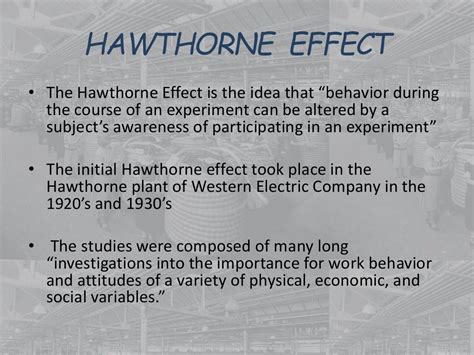 Elton mayo hawthorne experiment