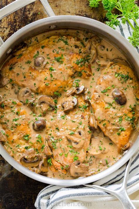 Chicken Marsala Recipe (VIDEO) - NatashasKitchen.com