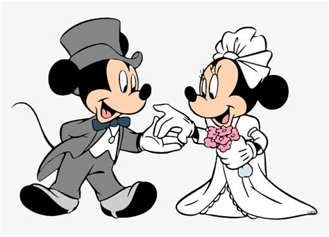 Mickey And Minnie Wedding Cartoon