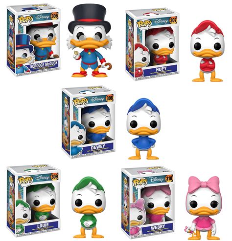 Buy Funko Disney POP! DuckTales Scrooge McDuck Huey Dewey Louie Webby Collectible Set Online at ...