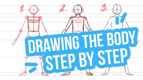 How To DRAW CARTOON BODY PROPORTIONS For Beginners! EASY Drawing ...