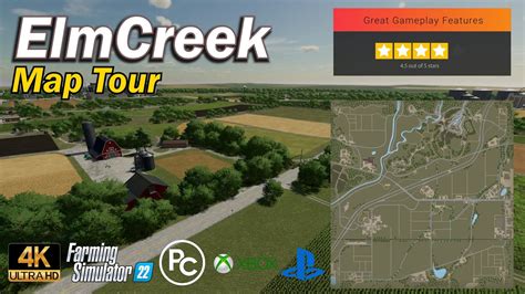 Elm Creek - Map Review - Farming Simulator 22 - YouTube