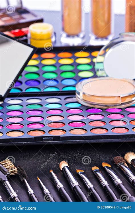 Professional makeup kit stock photo. Image of color, glamour - 35300542