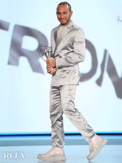 Lewis Hamilton Wore Dior Men To The 2020 Laureus World Sports Awards ...