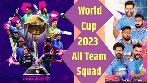 World Cup 2023 Squad - ICC ODI World Cup 2023 All Team Squads: Full players list of all 10 teams ...