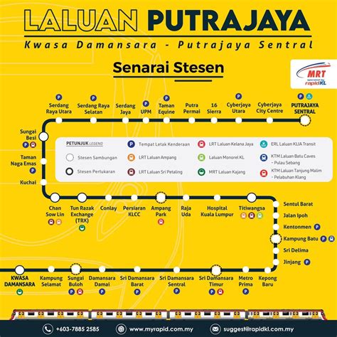 MRT 2: Putrajaya Line 100% operational from Kwasa Damansara to Putrajaya Sentral on 16 March ...