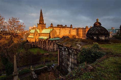 Glasgow cathedral viewed from the Necropolis | Glasgow cathedral, Glasgow necropolis, Glasgow