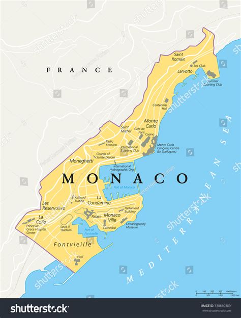 2,586 Vector Map Monaco Stock Vectors, Images & Vector Art | Shutterstock