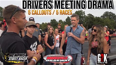 JJ DA BOSS DRIVERS MEETING DRAMA (5 CALLOUTS/5 RACES) NO PREP ARM DROP ...