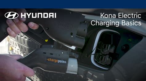 Kona Electric Charging Basics | Hyundai – Hyundai How-Tos