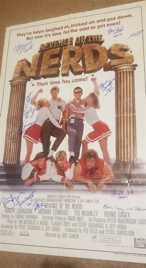 Charitybuzz: Revenge of The Nerds Autographed Original Movie Poster ...