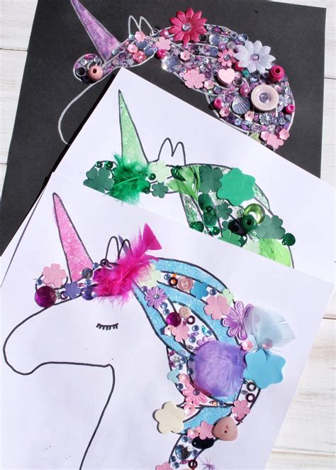 Easy Unicorn Craft for Kids - with free printable template - Someone's Mum | Unicorn crafts for ...