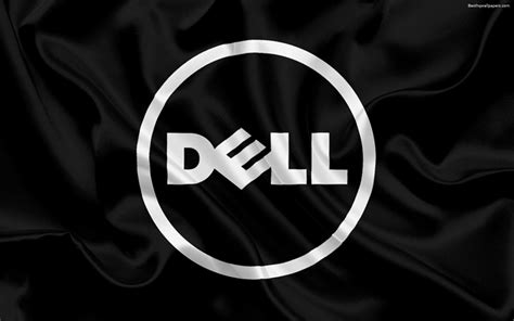 Descargar fondos de pantalla Dell, de seda negro de fondo, el logotipo de Del… | Imagen windows ...