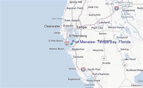 Port Manatee, Tampa Bay, Florida Tide Station Location Guide