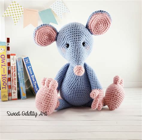 Rat Crochet Pattern Crochet Rat Rat Tutorial Crochet - Etsy