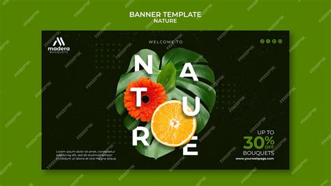 Free PSD | Nature design banner template