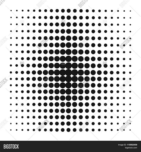 Pop Art style vector black dots or pop art background elements. Pop Art grid dots illustration ...