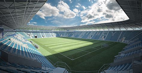 European Soccer Stadium 3D Model - FlatPyramid