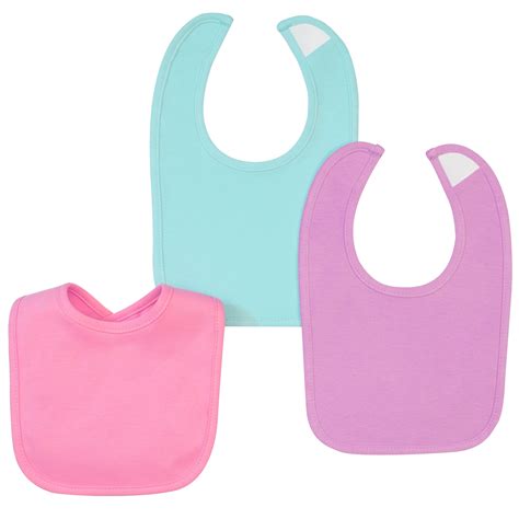 Gerber Cotton Feeding Baby Bib, 3pk, Girls - Walmart.com - Walmart.com