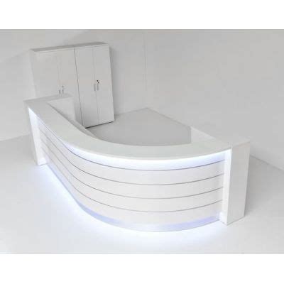 New design modern white led reception desk