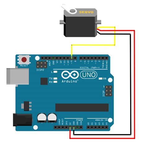 Servo Motor Pinout Arduino