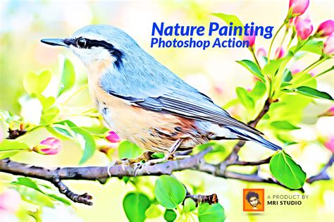 Nature Painting Photoshop Action - Invent Actions